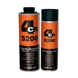 4CR 5200 Alvázvédő Bitumenes Fekete 1L 